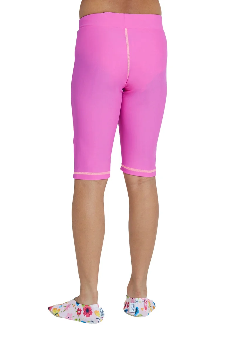 COEGA SUNWEAR COEGA  Girls Kids Shorts Swim Long - Pink Rosey Flowers